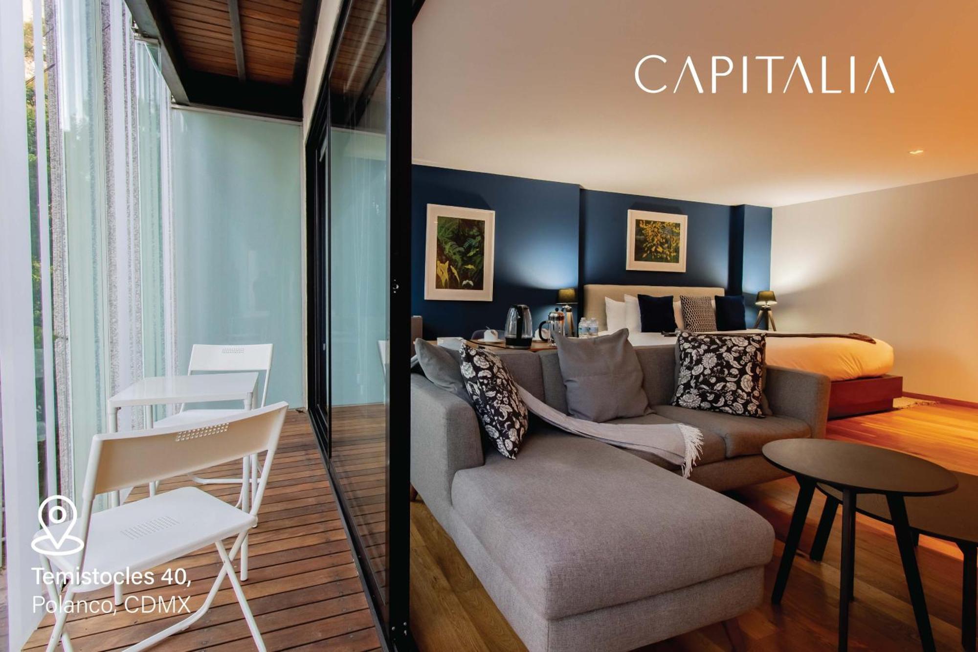 Capitalia - Luxury Apartments - Temistocles 40 Kota Meksiko Bagian luar foto